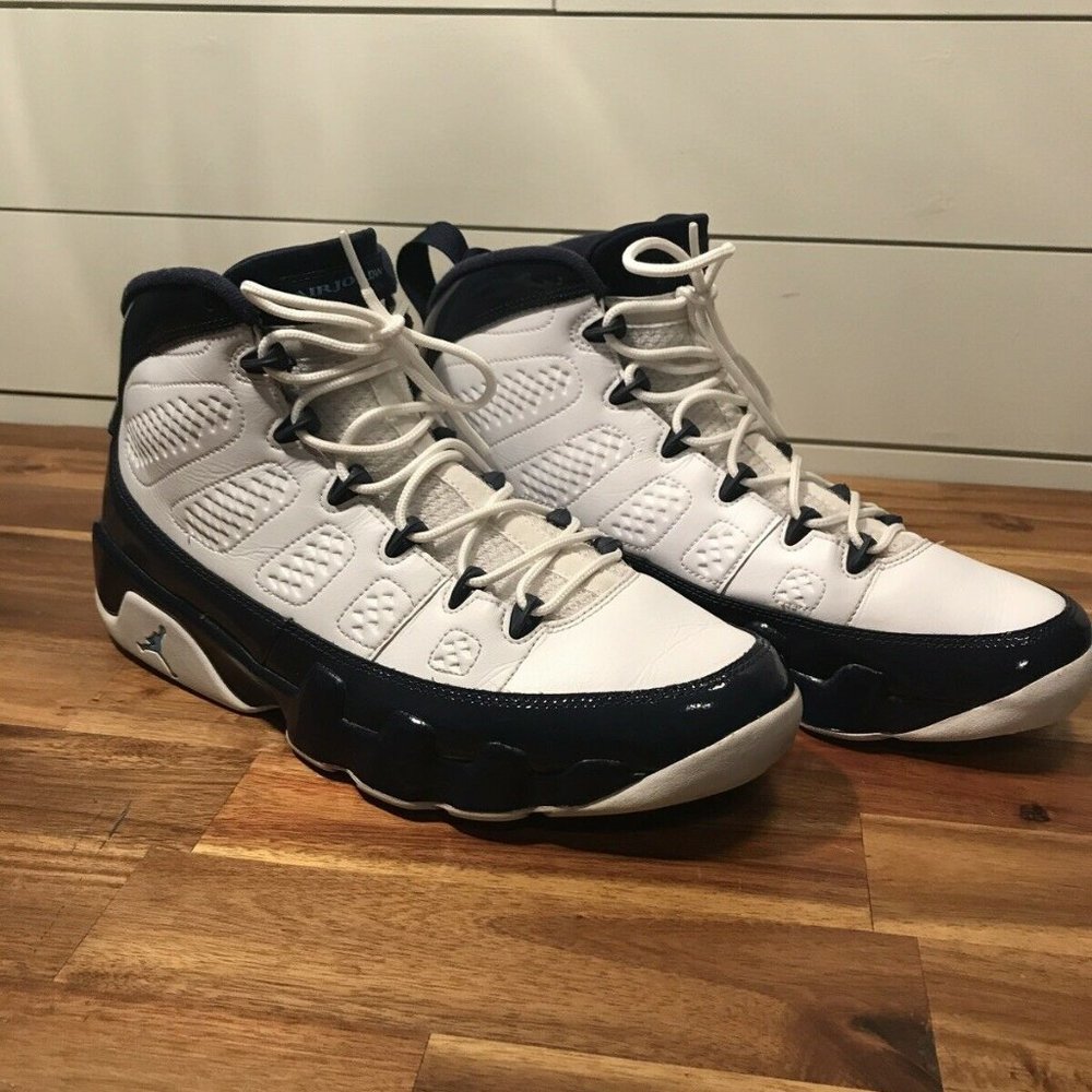 Nike Air Jordan 9 Retro UNC White University Pearl